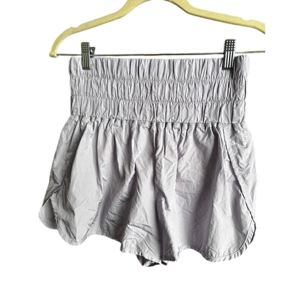 Free People Movement Lilac Purple Way Home High Waist Track Shorts